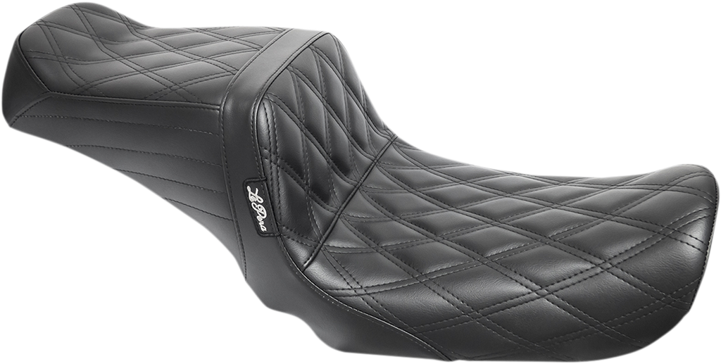 LE PERA Tailwhip Seat - Double Diamond - Black - FXD '06-'17 LK-581DD — image 1
