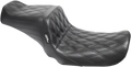 LE PERA Tailwhip Seat - Double Diamond - Black - FXD '06-'17 LK-581DD — image 1