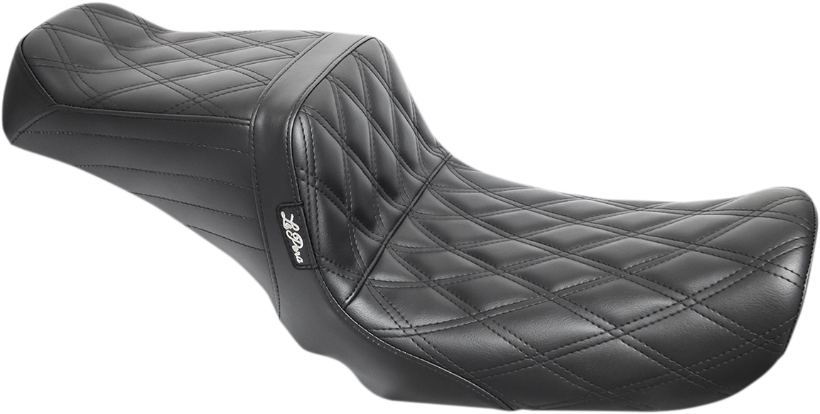 LE PERA Tailwhip Seat - Double Diamond - Black - FXD '06-'17 LK-581DD — image 1
