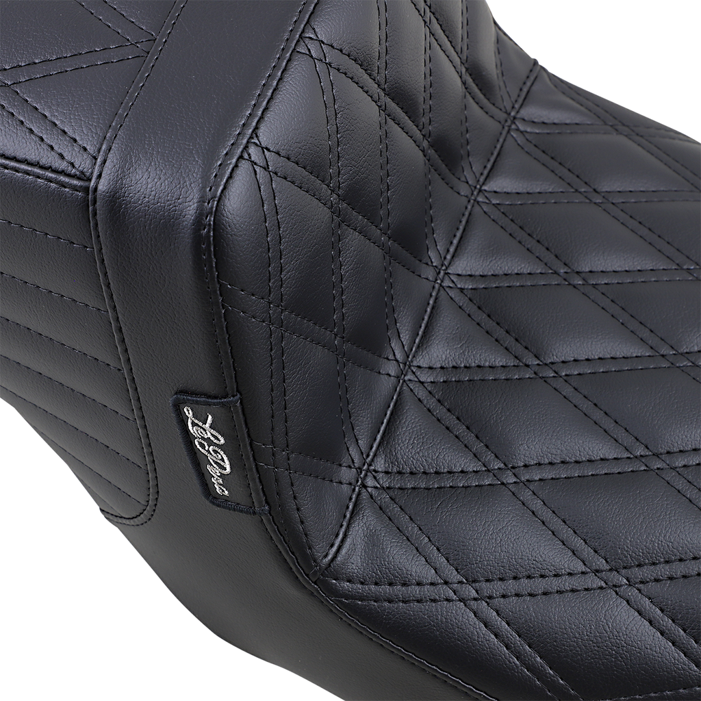 LE PERA Tailwhip Seat - Double Diamond - Black - FL '08-'23 LK-587DD — image 2