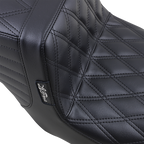 LE PERA Tailwhip Seat - Double Diamond - Black - FL '08-'23 LK-587DD — image 2