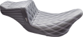 LE PERA Tailwhip Seat - Double Diamond w/ Titanium Thread - Black - FL '08-'24 LK-587DD-TTM — image 1