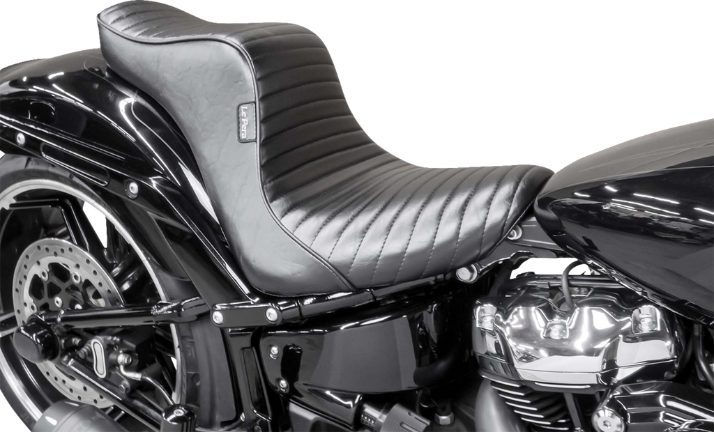 LE PERA Tailwhip Daddy Long Legs Seat - Double Diamond w/ Blue Thread - FLH/FLT '08-'24 LK-587DLDD-BLUE — image 2
