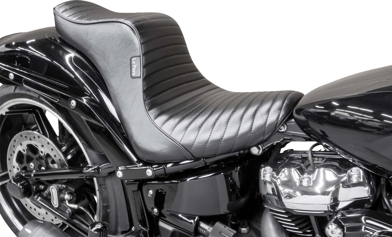 LE PERA Tailwhip Daddy Long Legs Seat - Double Diamond w/ Blue Thread - FLH/FLT '08-'24 LK-587DLDD-BLUE — image 2