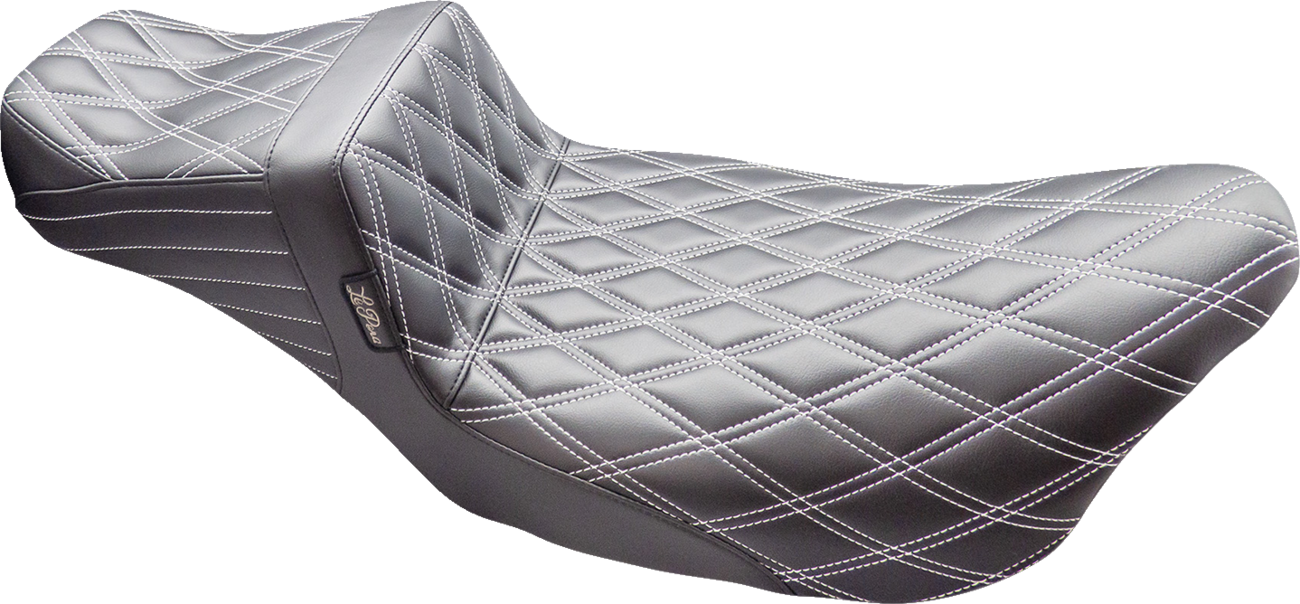 LE PERA Tailwhip Daddy Long Legs Seat - Double Diamond w/ Titanium Thread - FL '08-'24 LK-587DLDD-TTM — image 1