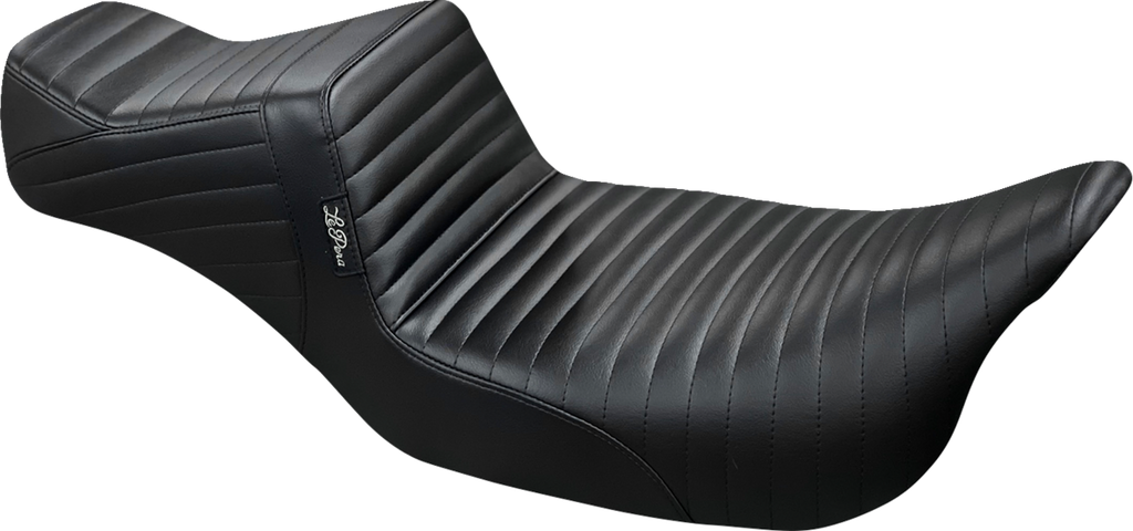 LE PERA Tailwhip Daddy Long Legs Seat - Pleated - Black - Touring '08-'23 LK-587DLPT — image 1