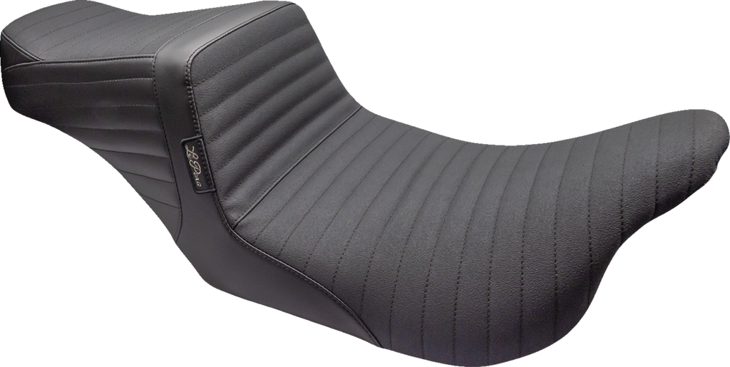 LE PERA Tailwhip Seat - Pleated w/ Grip Tape - Black - FL '08-'23 LK-587PTGP — image 1