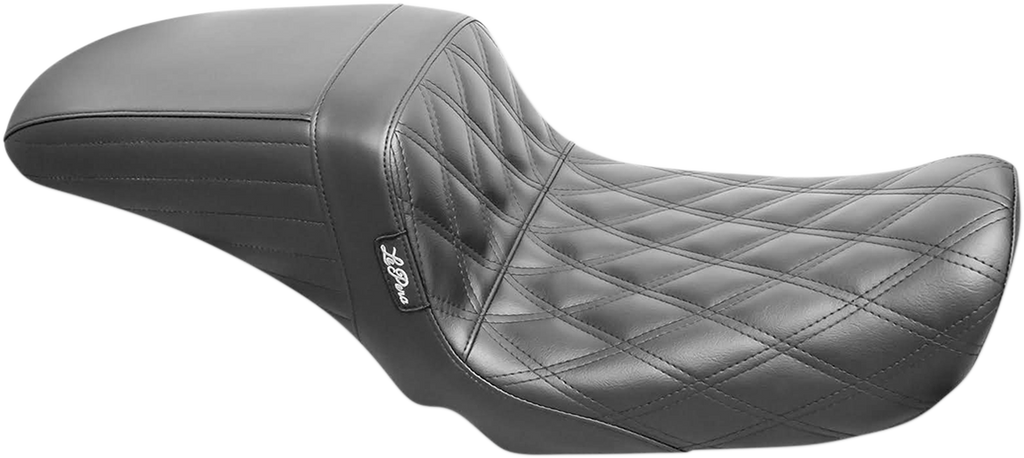 LE PERA Kickflip Seat - Double Diamond - Black - FXD '06-'17 LK-591DD — image 1