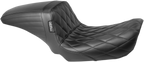 LE PERA Kickflip Daddy Long Legs Seat - Diamond - Black - FX '06-'17 LK-591DLDM — image 1