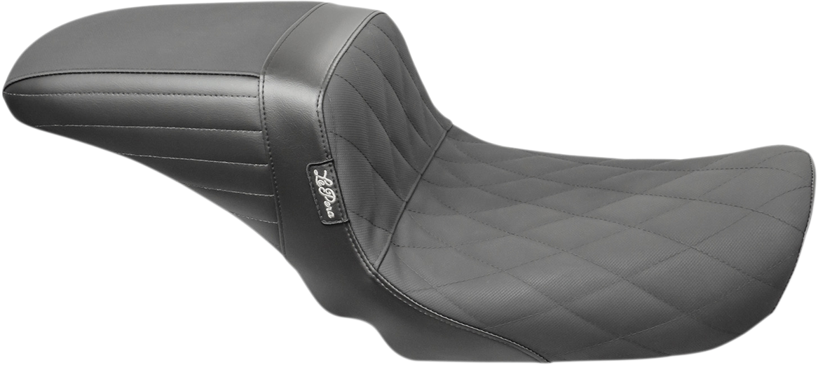 LE PERA Kickflip Daddy Long Legs Seat - Diamond w/ Gripp Tape - Black - FX '06-'17 LK-591DLDMGP — image 1