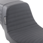 LE PERA Kickflip Daddy Long Legs Seat - Pleated w/ Gripp Tape - Black - FX '06-'17 LK-591DLPTGP — image 4