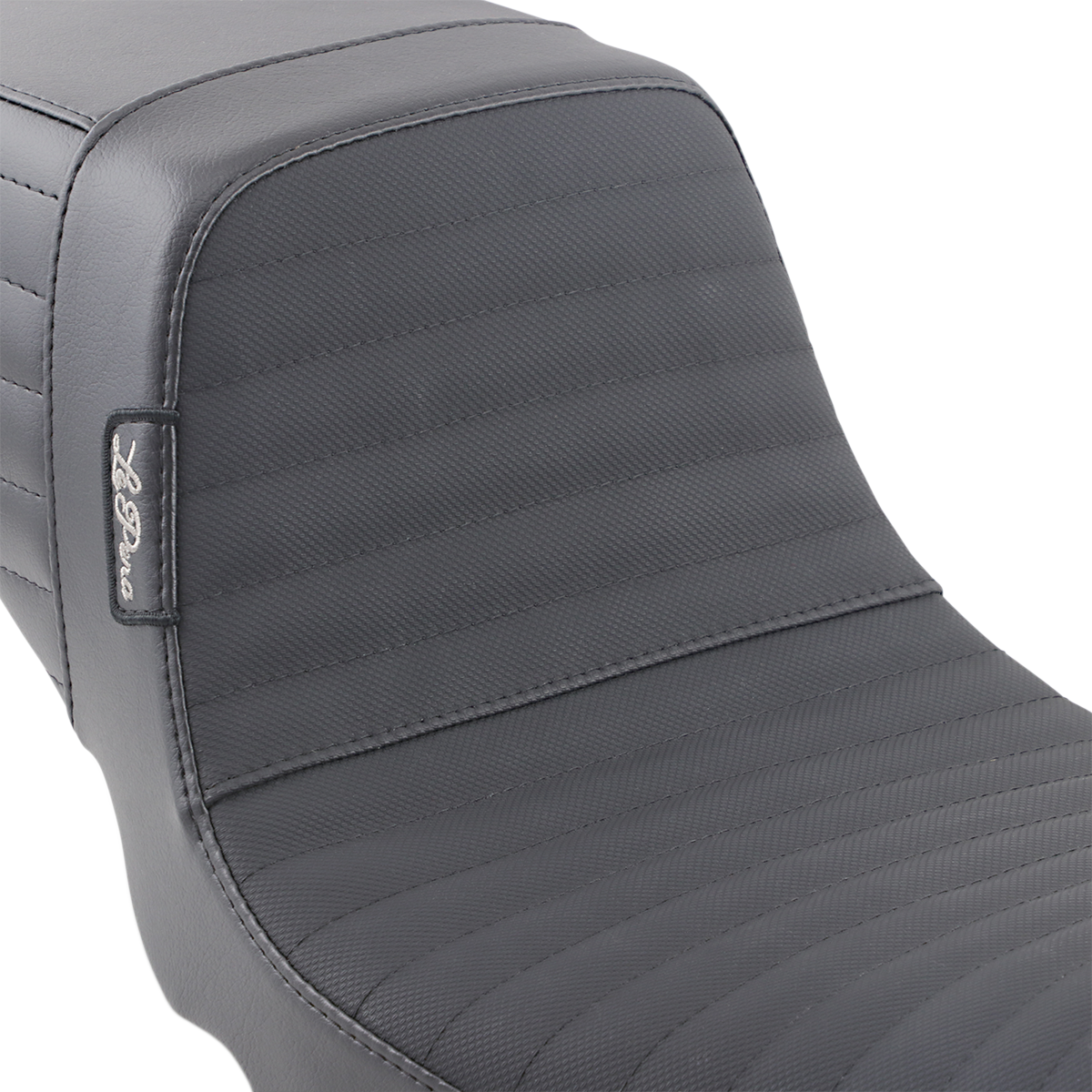 LE PERA Kickflip Daddy Long Legs Seat - Pleated w/ Gripp Tape - Black - FX '06-'17 LK-591DLPTGP — image 4