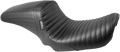 LE PERA Kickflip Seat - Pleated - Black - FXD '06-'17 LK-591PT — image 1