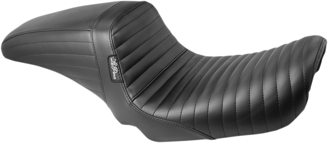 LE PERA Kickflip Seat - Pleated - Black - FXD '06-'17 LK-591PT — image 1