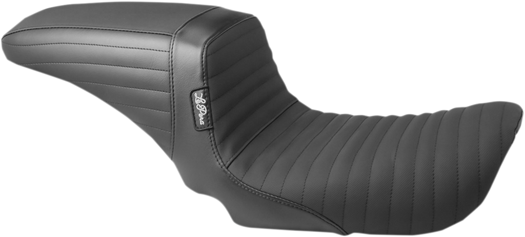 LE PERA Kickflip Seat - Pleated w/ Gripp Tape - Black - FXD '06-'17 LK-591PTGP — image 1