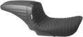 LE PERA Kickflip Seat - Pleated w/ Gripp Tape - Black - FXD '06-'17 LK-591PTGP — image 1