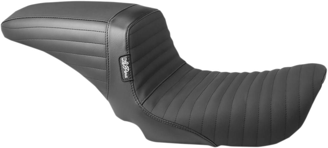 LE PERA Kickflip Seat - Pleated w/ Gripp Tape - Black - FXD '06-'17 LK-591PTGP — image 1