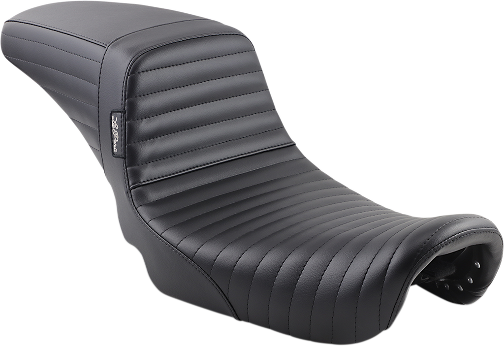 LE PERA Kickflip Daddy Long Legs Seat - Pleated w/ Gripp Tape - Black - FL '08-'25 LK-597DLPTGP — image 2
