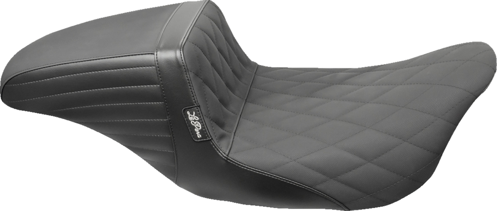 LE PERA Kickflip Seat - Diamond w/ Gripp Tape - Black - FL '08-'25 LK-597DMGP — image 1