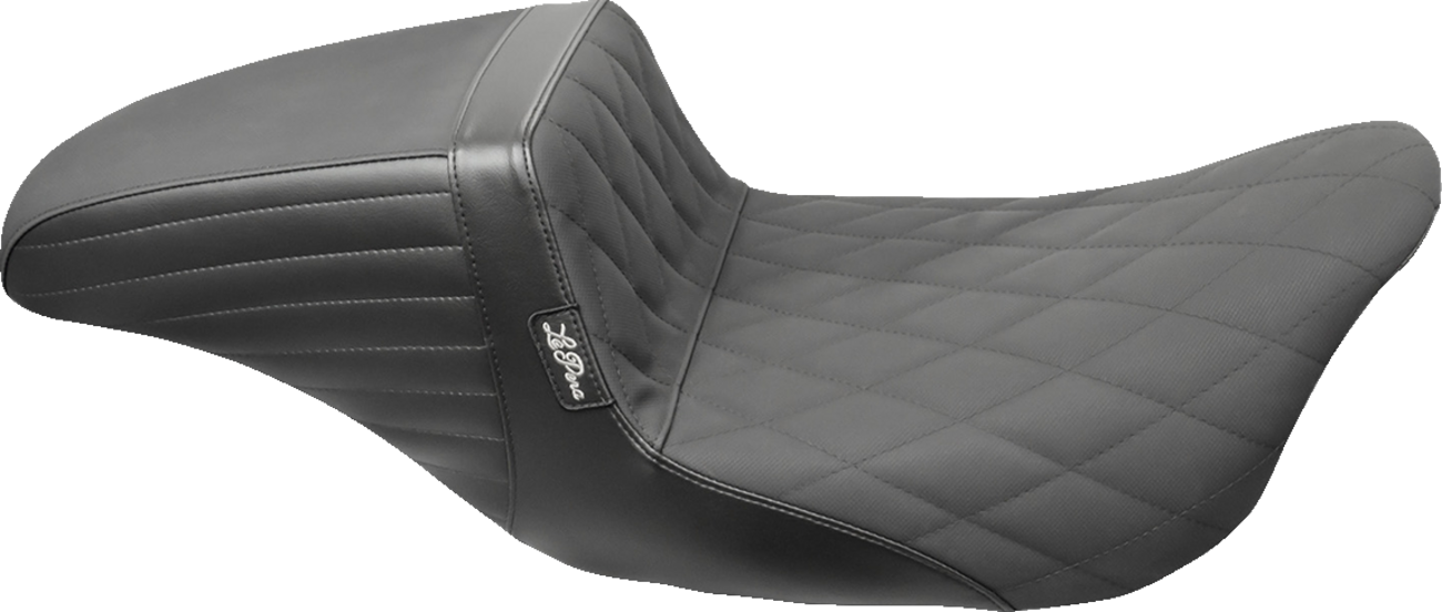 LE PERA Kickflip Seat - Diamond w/ Gripp Tape - Black - FL '08-'25 LK-597DMGP — image 1