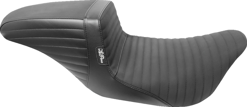 LE PERA Kickflip Seat - Pleated w/ Gripp Tape - Black - FL '08-'25 LK-597PTGP — image 1