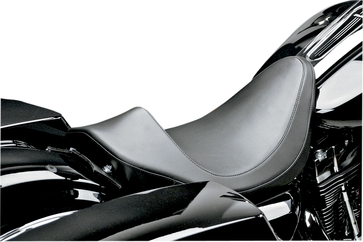 LE PERA Villain Solo Seat - Smooth - Black - FLH/FLT '08-'25 LK-807 — image 1