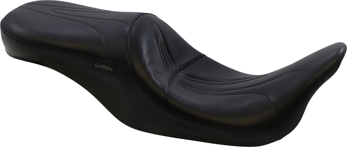 LE PERA Sorrento 2-Up Seat - Stitched - Black - FL '08-'25 LK-907 — image 1