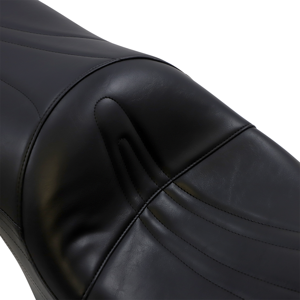 LE PERA Sorrento 2-Up Seat - Stitched - Black - FL '08-'25 LK-907 — image 3