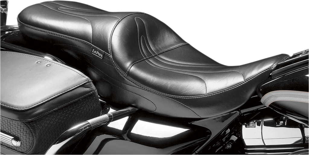 LE PERA Sorrento 2-Up Seat - Stitched - Black - FL '08-'25 LK-907 — image 5