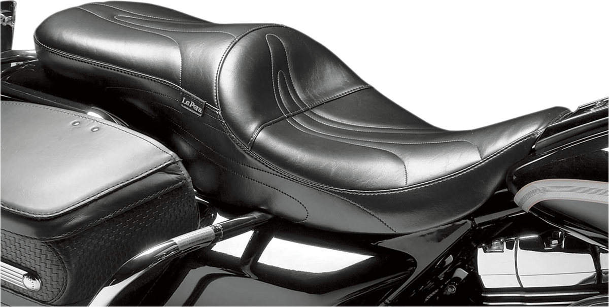 LE PERA Sorrento 2-Up Seat - Stitched - Black - FL '08-'25 LK-907 — image 5