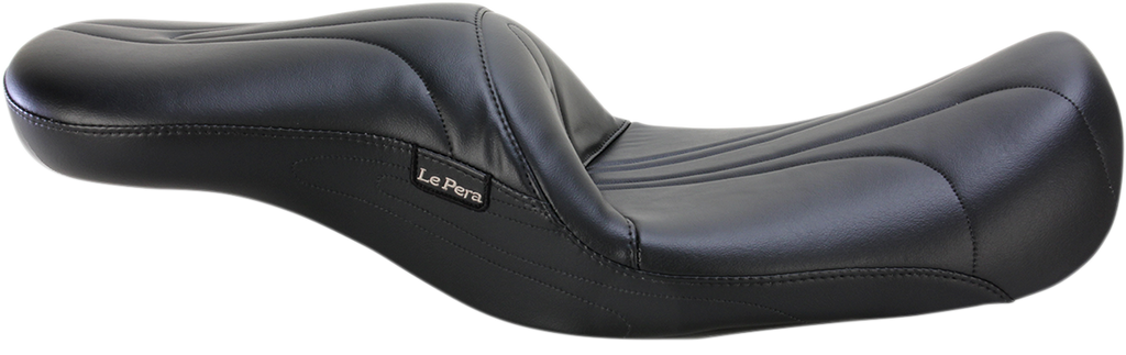 LE PERA Sorrento 2-Up Seat - Stitched - Black - FL '08-'25 LK-907PY — image 1