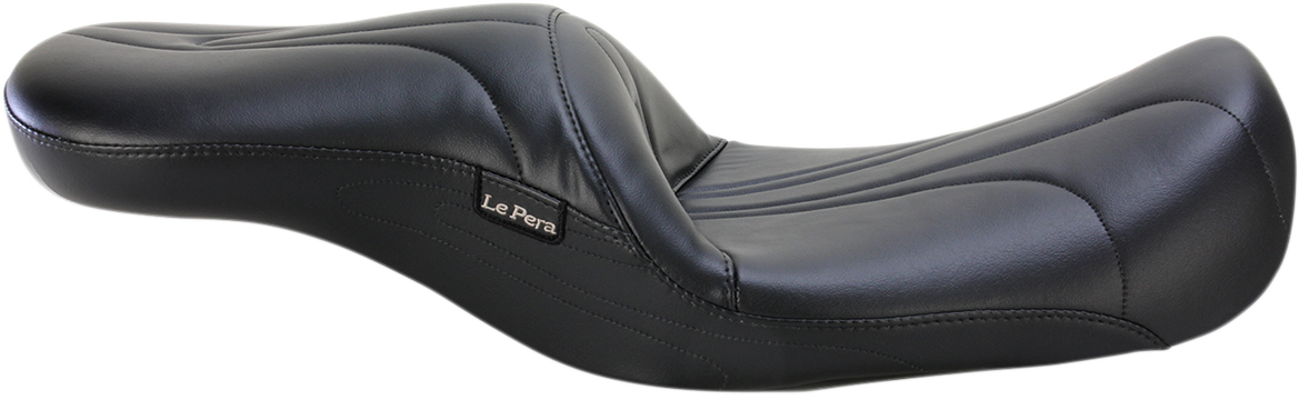 LE PERA Sorrento 2-Up Seat - Stitched - Black - FL '08-'25 LK-907PY — image 1