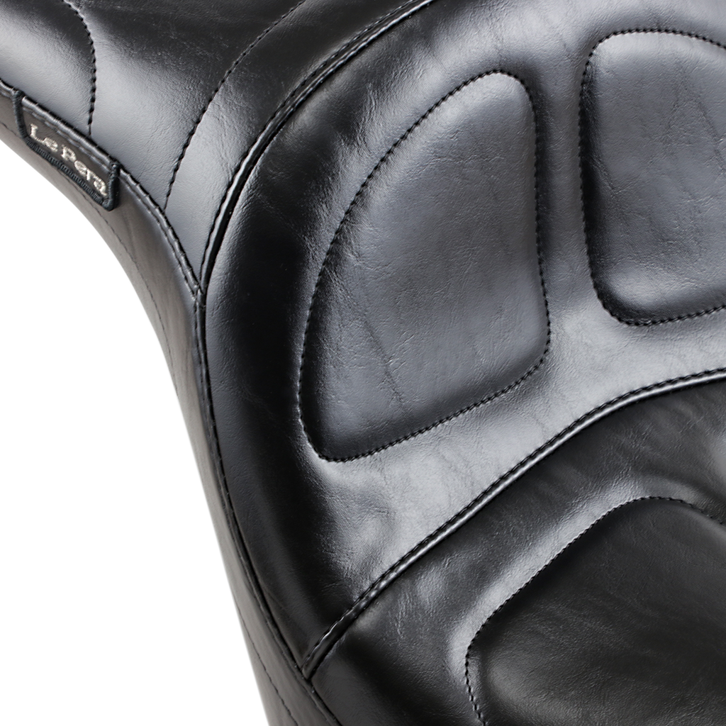 LE PERA Maverick Daddy Long Legs Seat - Black - Stitched - FL/FX '06-'17 LK-910DL — image 2