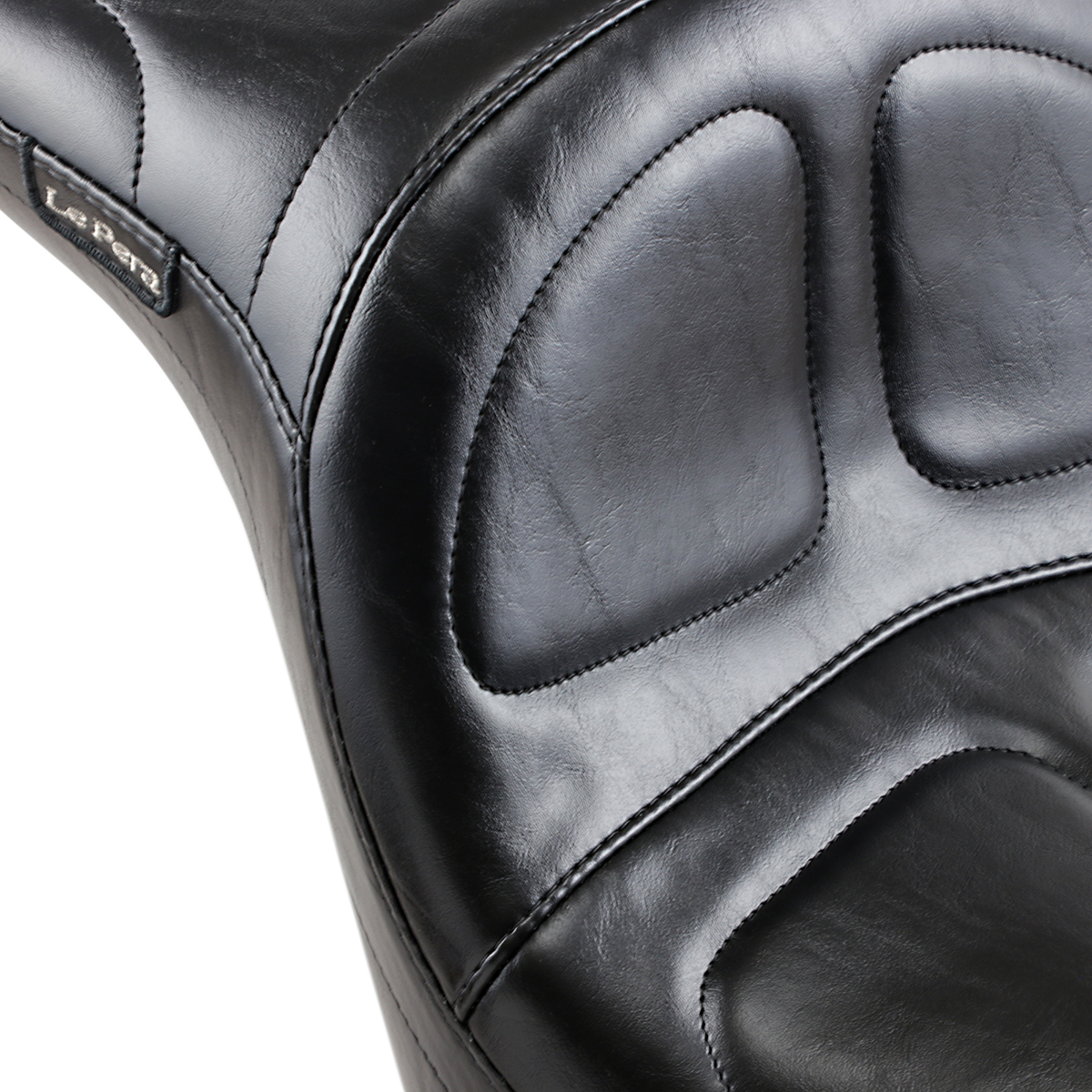 LE PERA Maverick Daddy Long Legs Seat - Black - Stitched - FL/FX '06-'17 LK-910DL — image 2