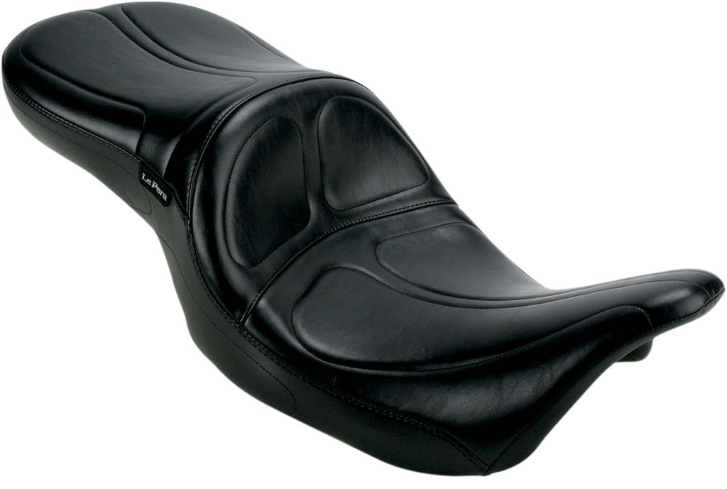LE PERA Maverick Seat - without Backrest - Stitched - Black - FL '08-'23 LK-957 — image 1