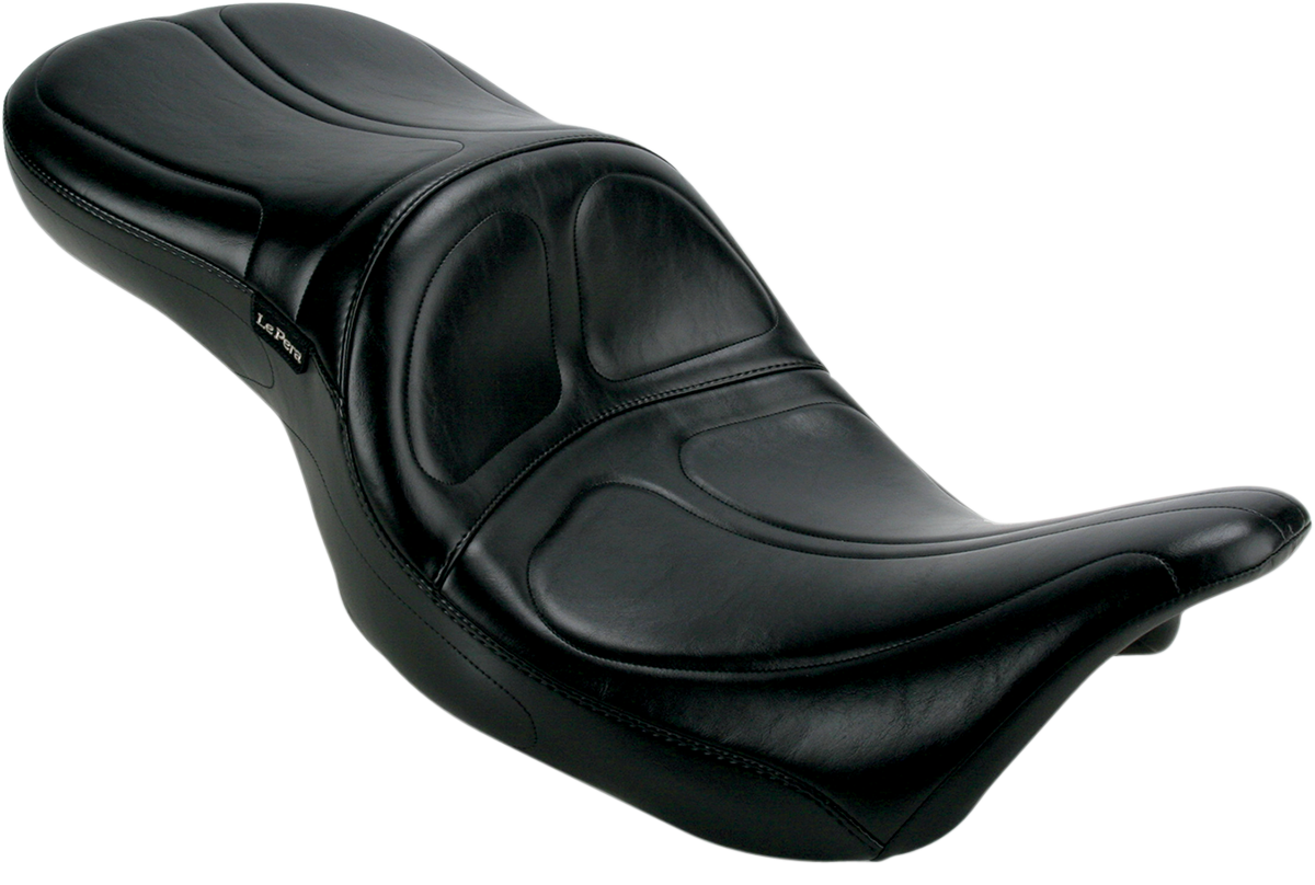 LE PERA Maverick Seat - without Backrest - Stitched - Black - FL '08-'23 LK-957 — image 1