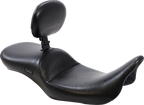 LE PERA Maverick Daddy Long Legs Seat - With Backrest - Black - Smooth - FL '08-'25 LK-957DLBRS — image 1