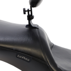 LE PERA Maverick Daddy Long Legs Seat - With Backrest - Black - Smooth - FL '08-'25 LK-957DLBRS — image 2