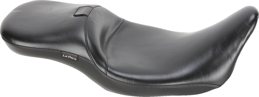 LE PERA Maverick Daddy Long Legs Seat - With Backrest - Black - Smooth - FL '08-'25 LK-957DLBRS — image 4