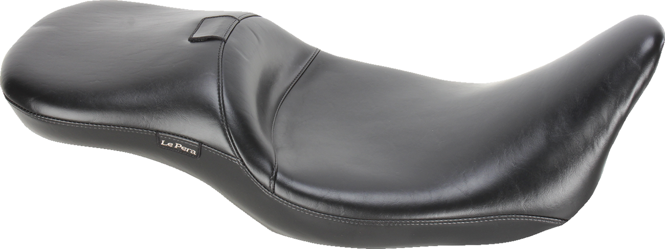 LE PERA Maverick Daddy Long Legs Seat - With Backrest - Black - Smooth - FL '08-'25 LK-957DLBRS — image 4