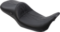 LE PERA Maverick Daddy Long Legs Seat - Black w/ Black HR Inlay - Double Diamond - FL '08-'25 LK-957DLHR2 — image 1