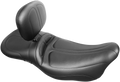 LE PERA Maverick Daddy Long Legs Seat - With Backrest - Black - Stitched - FL '08-'23 LK-957DLTBR — image 1