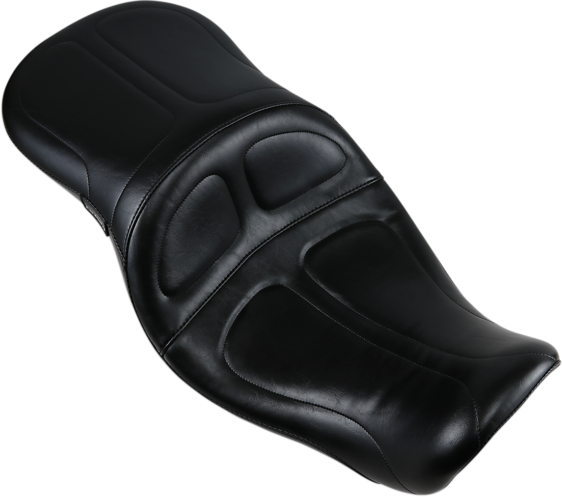 LE PERA Maverick Seat - without Backrest - Stitched - Black - FLD/FXD '06-'17 LK-970 — image 1