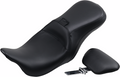 LE PERA Outcast 2-Up Seat - With Backrest - Smooth - Black - FL '08-'23 LK-997BR — image 1