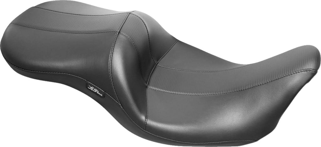 LE PERA Outcast GT Seat - 2-Up - With Backrest - Black Double Diamond - Perforated - FL '08-'22 LK-997BRGT2 — image 3