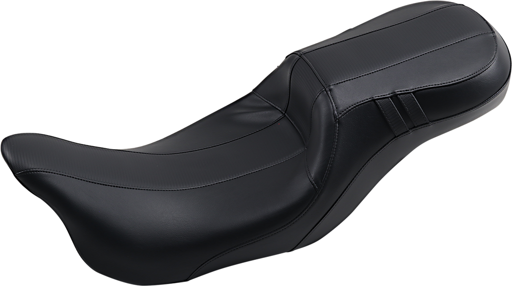 LE PERA Outcast Daddy Long Legs Seat - 2-Up - w/o Backrest - Carbon Fiber Inlay - Black - FL '08-'23 LK-997DLGT3 — image 1