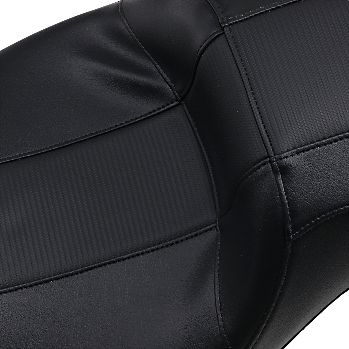 LE PERA Outcast Daddy Long Legs Seat - 2-Up - w/o Backrest - Carbon Fiber Inlay - Black - FL '08-'23 LK-997DLGT3 — image 2