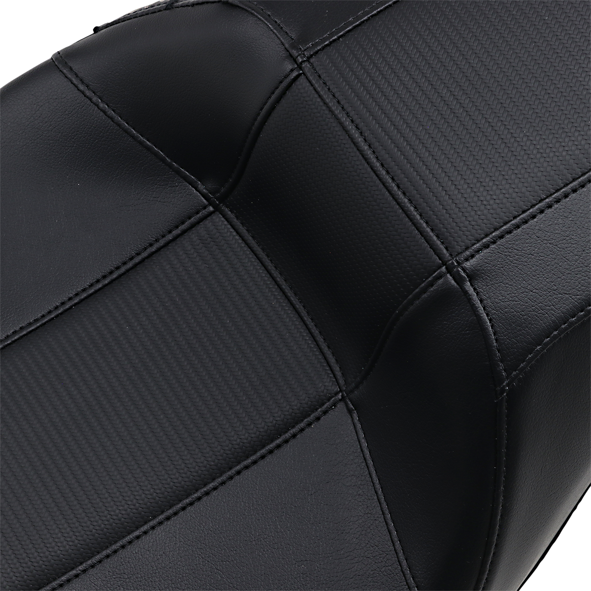 LE PERA Outcast GT-2 Seat - 2-Up - w/o Backrest - Black Carbon Fiber Inlay - FL '08-'23 LK-997GT3 — image 2