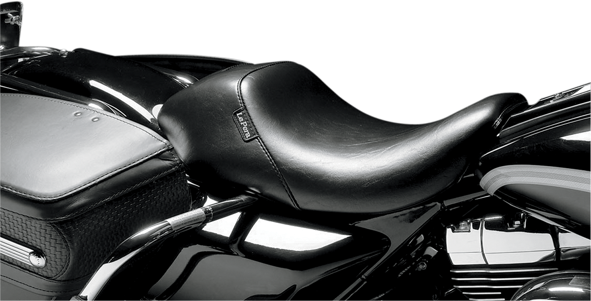 LE PERA Bare Bones Up-Front Solo Seat - Black - FL '08-'25 LKU-005 — image 1