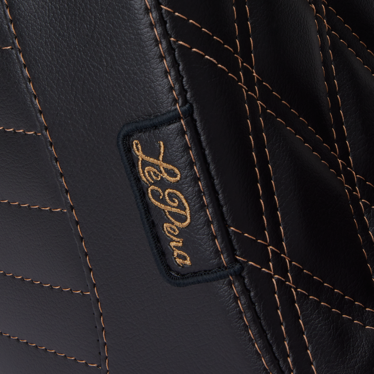 LE PERA Tailwhip Up Front Seat - Double Diamond w/ Chestnut Thread - FL '08-'24 LKU-587DD-CHET — image 3